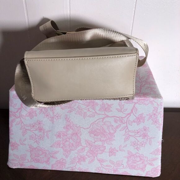 NWOT Steve Madden Womens Blush Baiden Stone Mini Satchel Purse Bag Beige Small - Picture 4 of 5